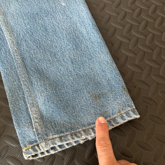 I’m gonna miss these ones 🥲 they’re🔥🔥Vintage Re/done Levis Jeans SOLD on Depop - Picture 9 of 10
